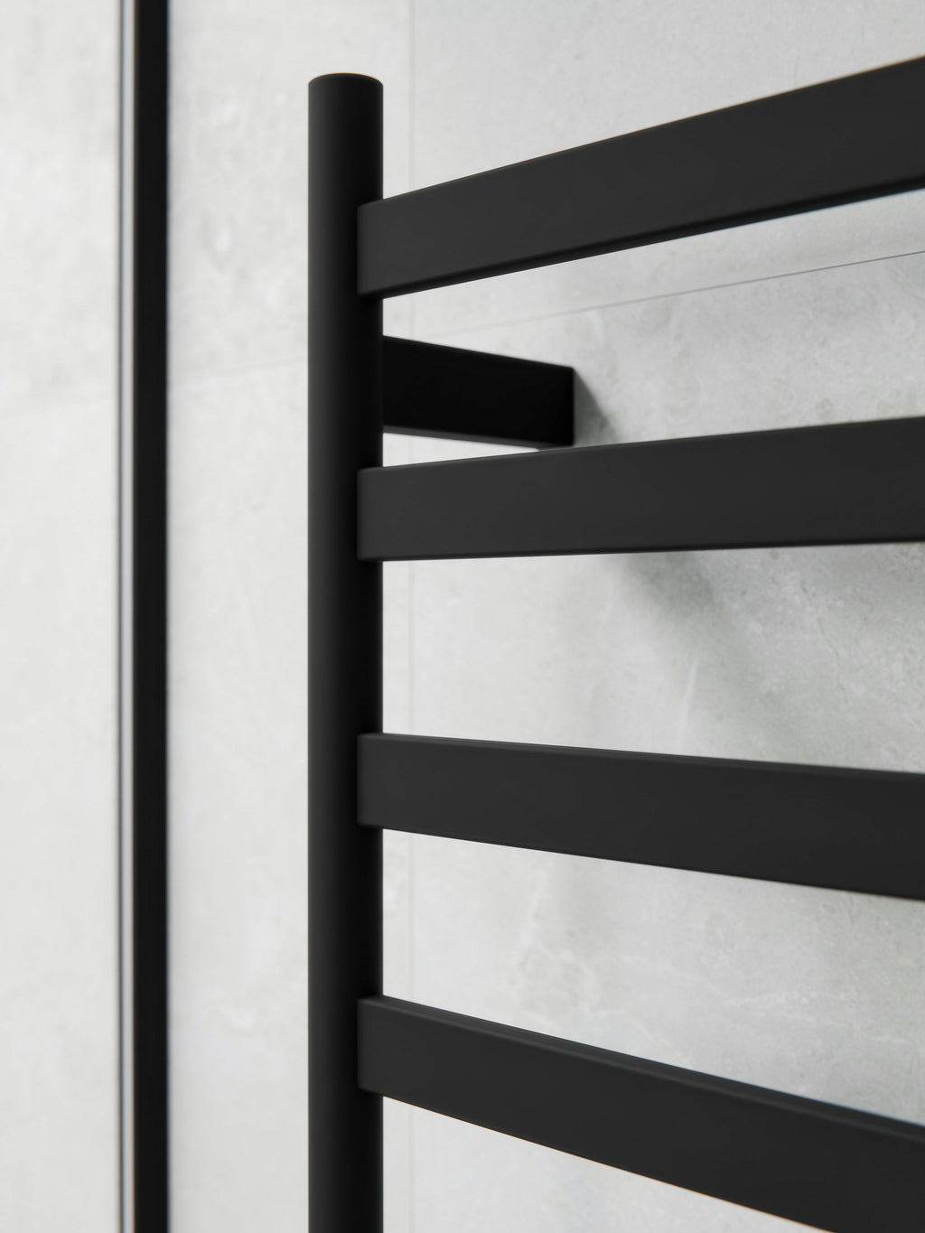 CODE INTERIORS LINEARE HEATED TOWEL LADDER 1200X500MM– Bathrooms Online