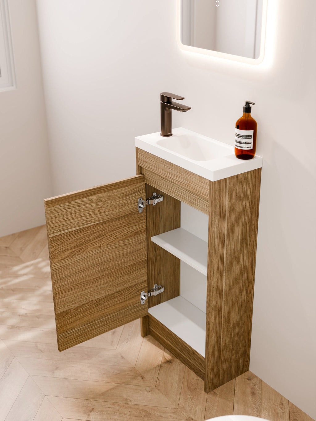 CODE INTERIORS LUXE 450 WC FLOORSTANDING VANITY– Bathrooms Online