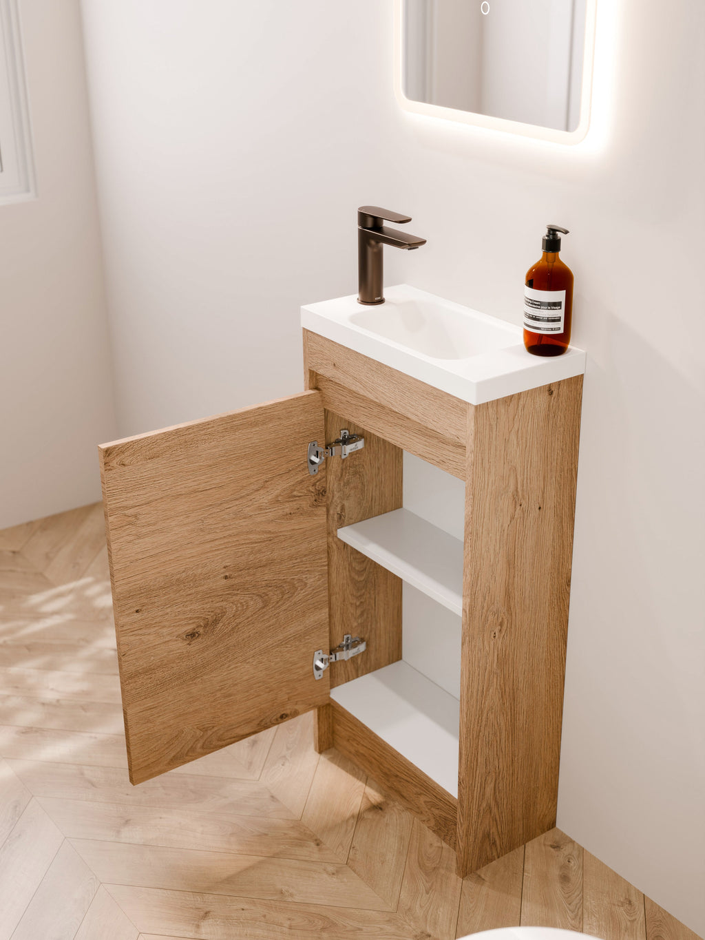 CODE INTERIORS LUXE 450 WC FLOORSTANDING VANITY– Bathrooms Online