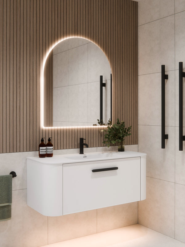 CODE INTERIORS EURO ARCH 850 LED BACKLIT MIRROR– Bathrooms Online
