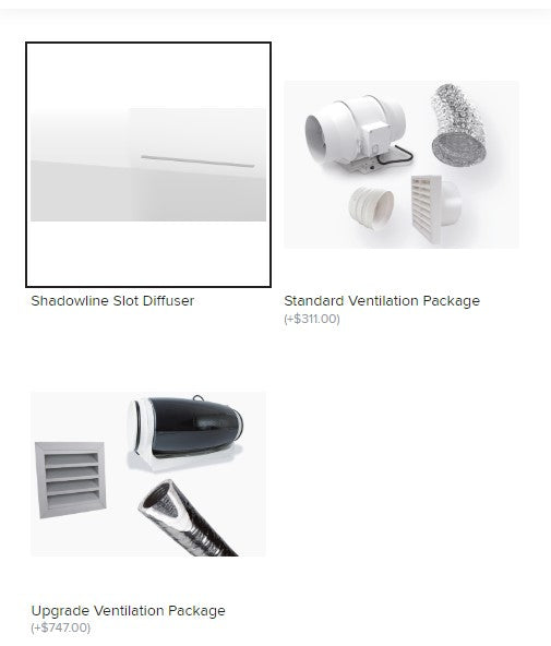 NEWTECH SHADOWLINE SLOT DIFFUSER | Bathrooms Online