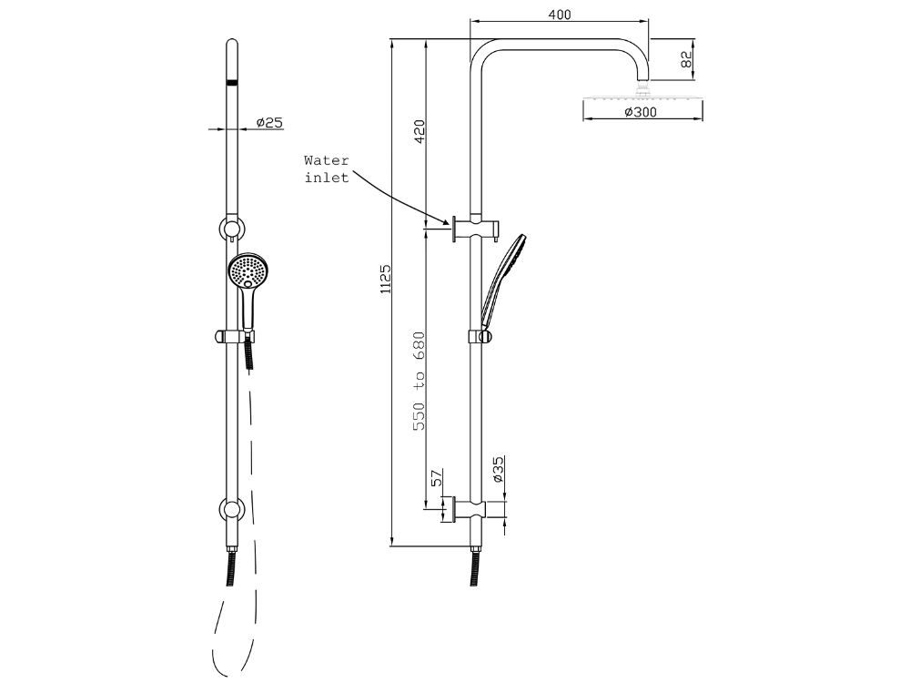 PIONEER 3 FUNCTION SHOWER COLUMN– Bathrooms Online