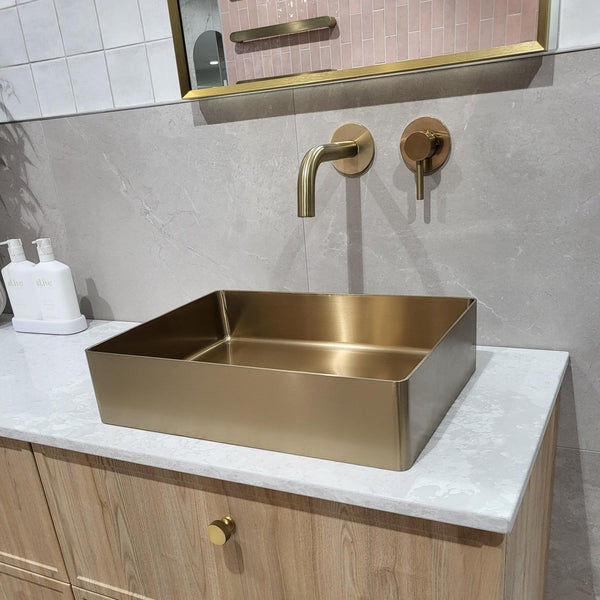 CODE FUSION 470X340 RECTANGLE STAINLESS STEEL BASINS - 6 COLOURS ...
